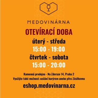 OTEVŘENO JIŽ OD 15 HODIN Vzhledem k výraznému vytížení prodejny na začátku otevírací doby, začínáme nyní o hodinu dříve!...